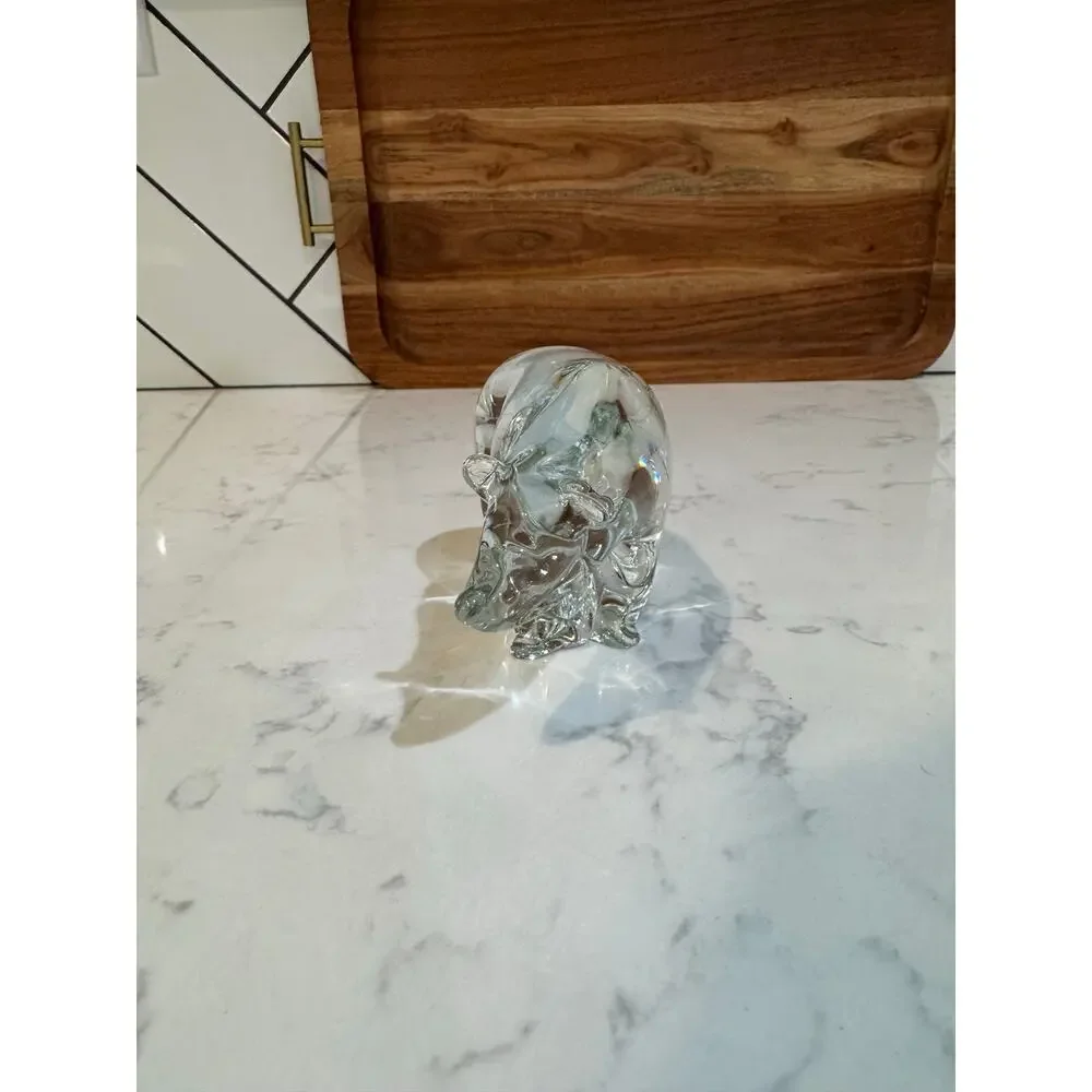 vintage Eneryda Glasbruk in Sweden crystal bear 60s 70s minimalist masculine